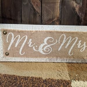 Wedding sign